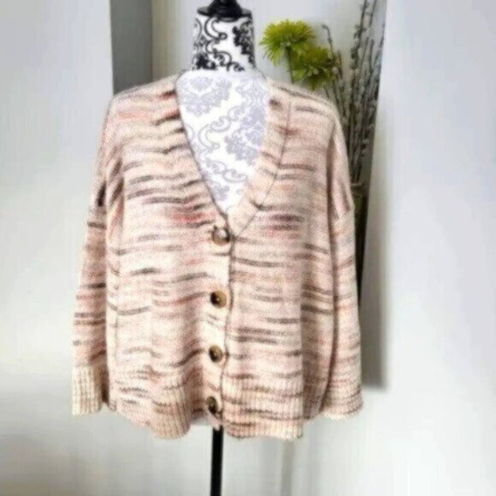 Women's Cotton Knit Cardigan Sweater sz 2X